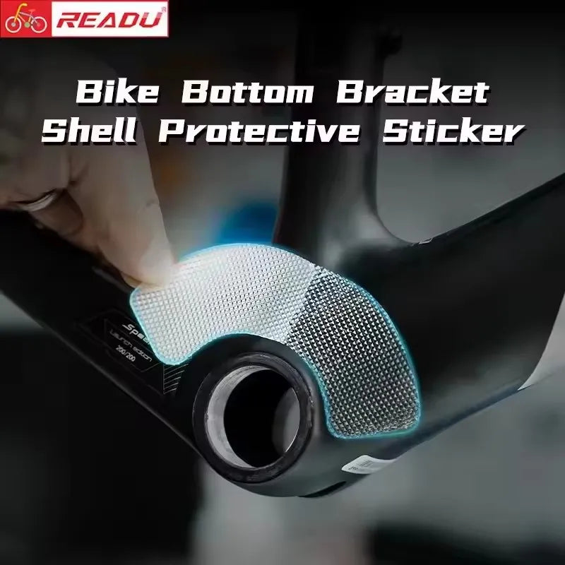 Bike Bottom Bracket Shell Protective Sticker Bicycle Paster Scratch-Resistant Protector Bike Stickers Guards Bike Decals