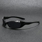 New Y2k Sunglasses For Men And Women Sports Cycling Glasses Women Trendy Street Photography Sunglasses Men Fashion Shades
