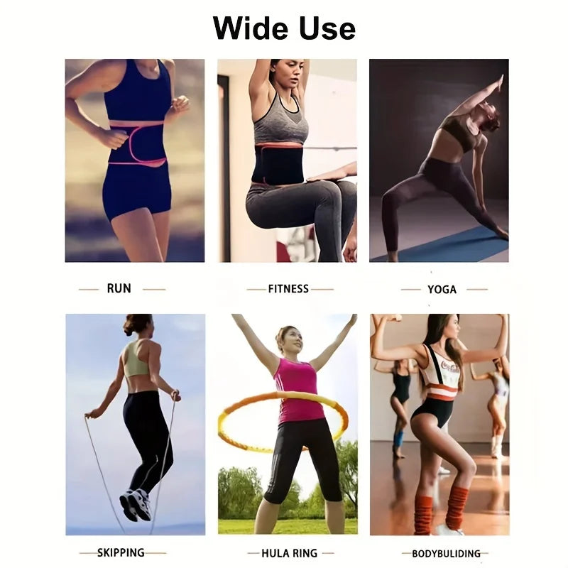 Sports Sweat Burst Waist Support Belt Shape Running Durable Waist Abdominal Fat Burning Training Belt Sauna Set Waist Trimmer