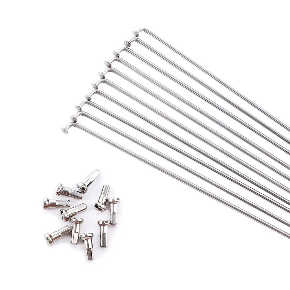 Bike Bike Accessories 700C Wheels Road Bike 26inch Mountain Bike Spokes Nipples Cycle Spokes Stainless Steel Bicycle Spokes
