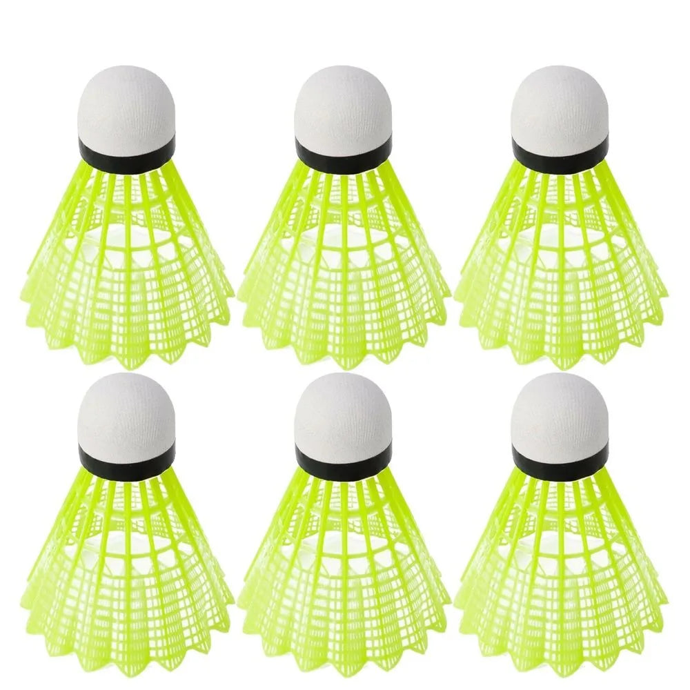 Nylon Badminton Shuttlecocks with Great Stability Durability Indoor Outdoor Sports Training Balls