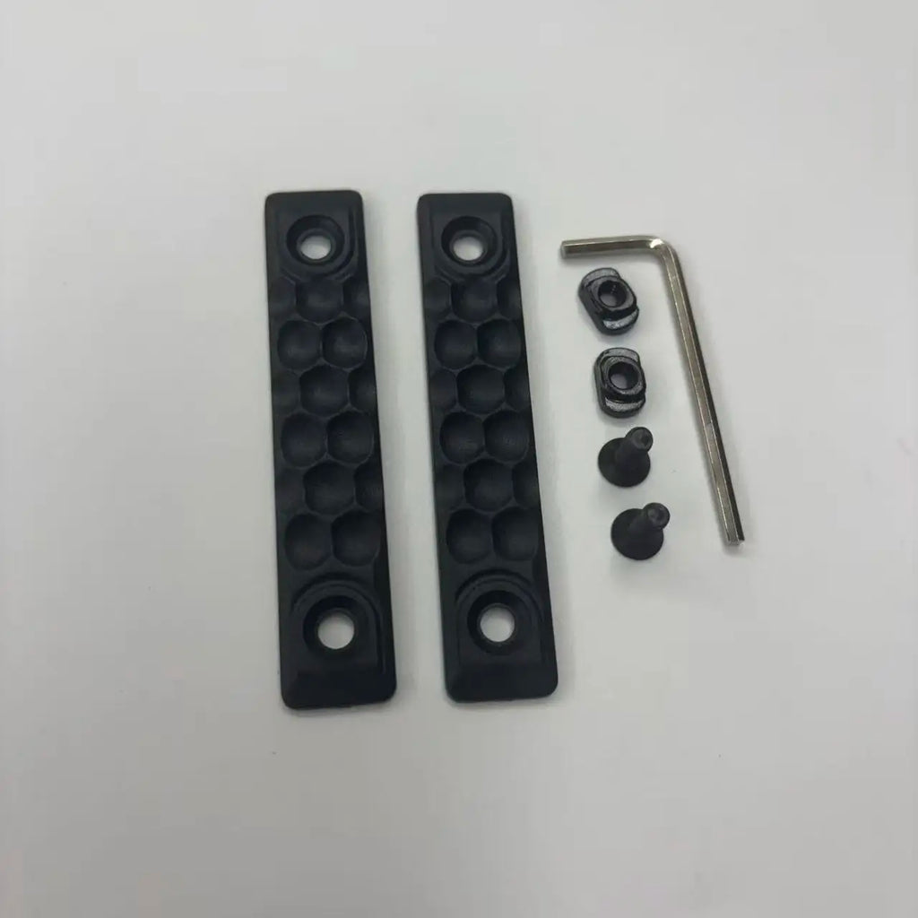 2pcs/set Tactical Nylon Rail Hand Protection M-lok Rail Cover Panel for M-lok System 120MM 80MM MLOK Rail Hand Protection