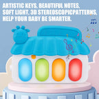 Baby Music Activity Gym Rug Play Mat Newborn Carpet Pedal Piano Keyboard Infant Fitness Rack Playmat Crawling Game Pad Toys Gift