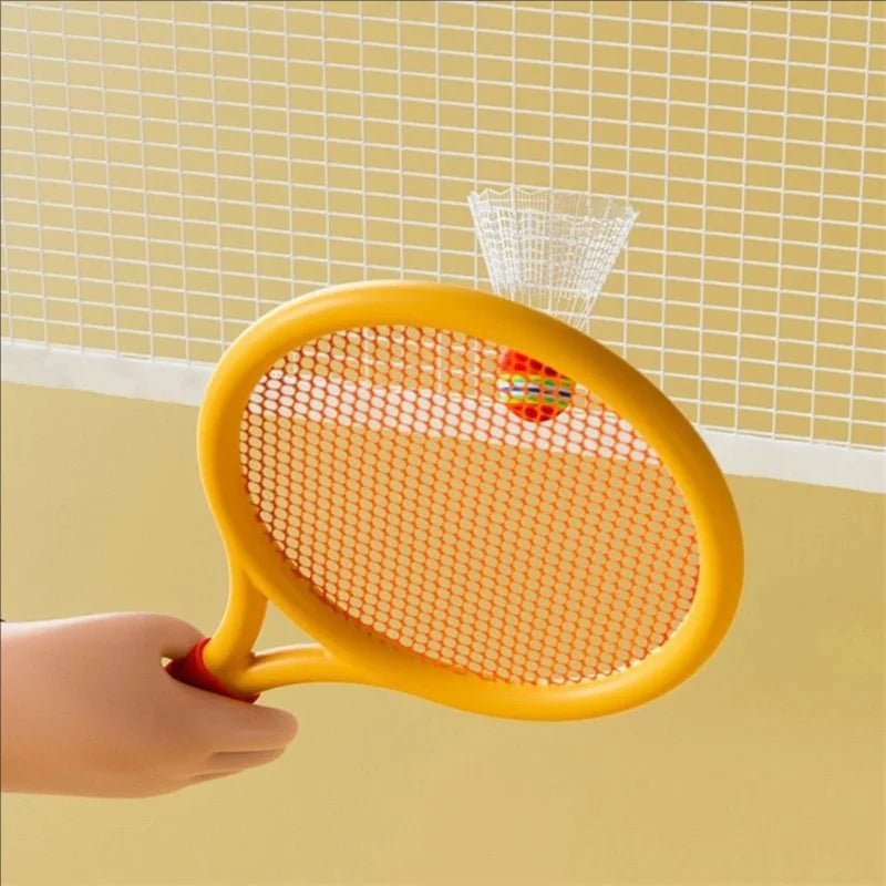 Children's Badminton Tennis Racket Exercise Reaction Ability Beginners Family Outdoor Beach Tennis Kindergarten Baby Parent-Chil