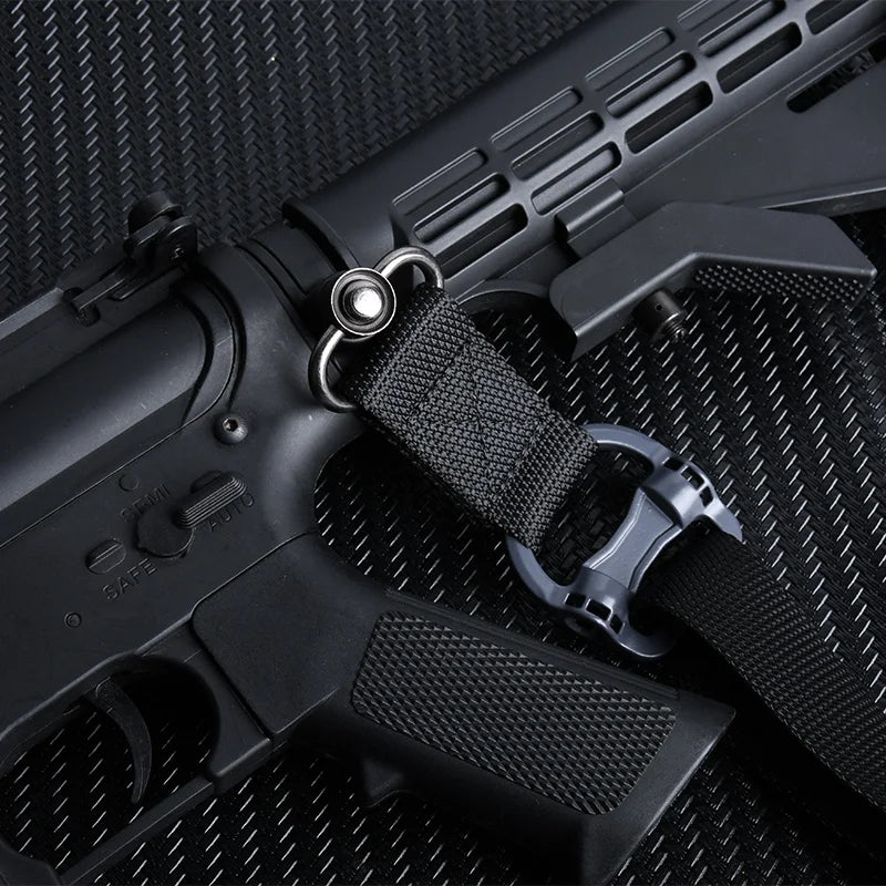 Tactical Adjustable MS4 Quick Detach QD Metal Swivel 2 Point Multi Mission Rifle Sling Quick Release Single Point Rifle Sling