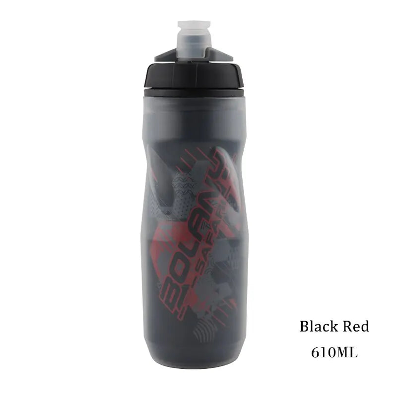 Bolany Bike Water Bottle 600ml Mountain Cycling Water Bottle PP5 Heat-And Ice-protected Bottle Outdoor Sports Cup