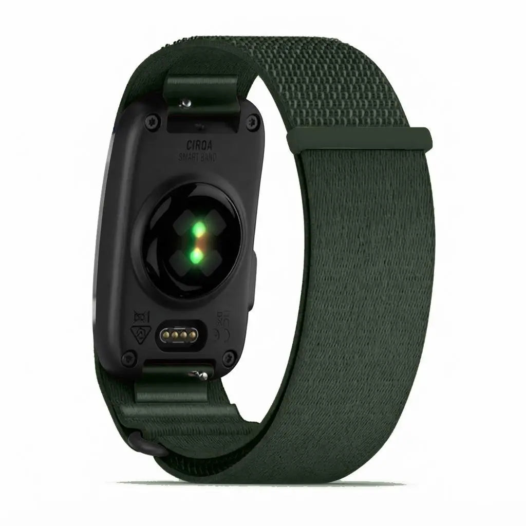 Nylon Strap for Garmin CIRQA Smart Band Sports Fitness Tracker Adjustable Loop Woven Straps Wristband for Men & Women