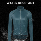 Santic Men's Ultra-Light Packable Cycling Windbreaker Jacket – Windproof Water-Resistant Breathable UPF50+ Protection Skin Coats