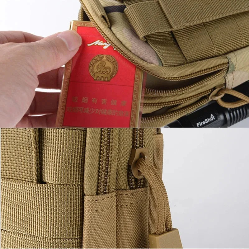 Outdoor gaiter bag, motorcycle multi-functional gaiter bag, sports Fanny pack multi-functional waist pack