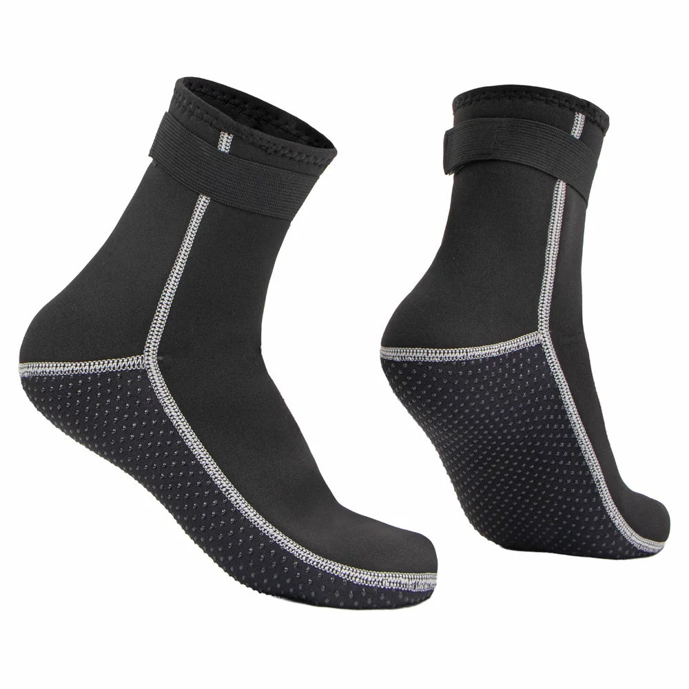 3mm Neoprene Water Socks Diving Sock Anti-Slip Wetsuit Shoes Footwear Fin Sand Proof Beach Volleyball Swim Outdoor Water Sports