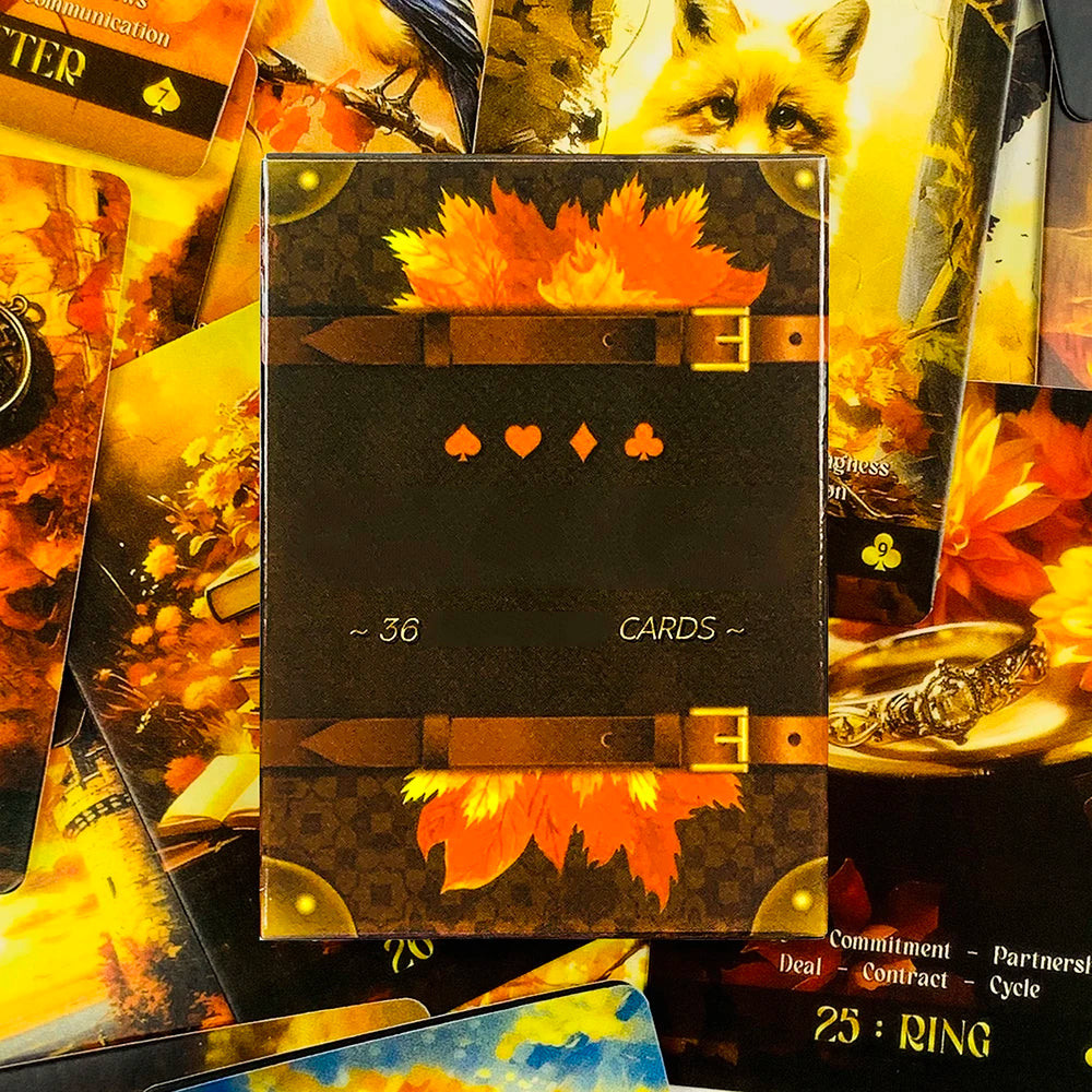 8.8*6.3cm Oracle Cards Game Fortune Telling & Spiritual Growth 36 Cards Oracle Deck , Perfect For Divination & Gift Giving