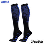 1Pair New Compression Socks 20-30mmhg High Stockings Men Women Sports Socks For Marathon Cycling Football Varicose Veins