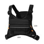 Front Chest Bag Camping Vest Backpack for Men Women Running Tactical Pack Sports Outdoor Cycling Running Fishing Travel Rig Bag