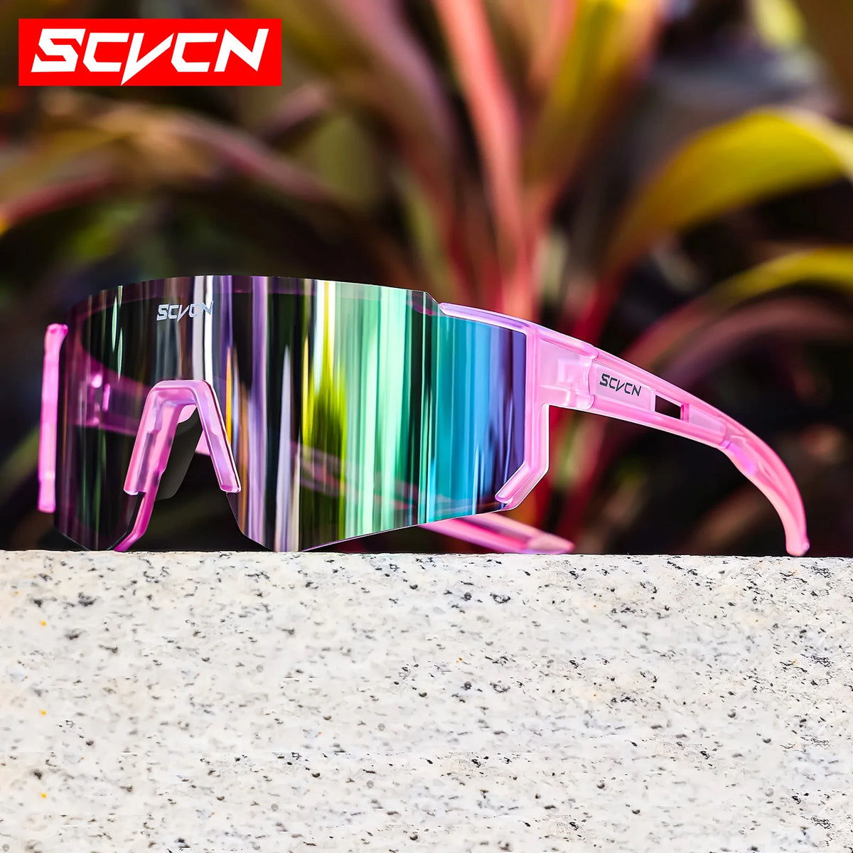 SCVCN Outdoor Cycling Photochromic Sunglasses Men MTB Bike Glasses  Sports Mountain Climbing Women Bicycle Cycling UV400 Goggles