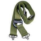 Tactical Adjustable MS4 Quick Detach QD Metal Swivel 2 Point Multi Mission Rifle Sling Quick Release Single Point Rifle Sling