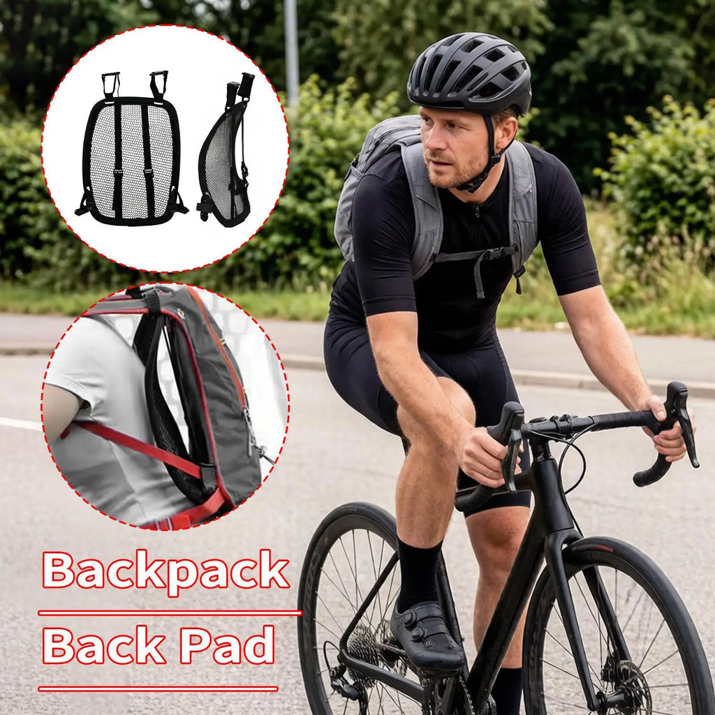 Universal Rucksack Airflow Spacer Backpack Spacer Frame Breathable Adjustable Mesh For Outdoor Commuting Cycling Backpacking