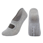 Backless Aerobics Pilates Socks Dance Trampoline Fitness Socks Floor Socks Invisible yoga Socks
