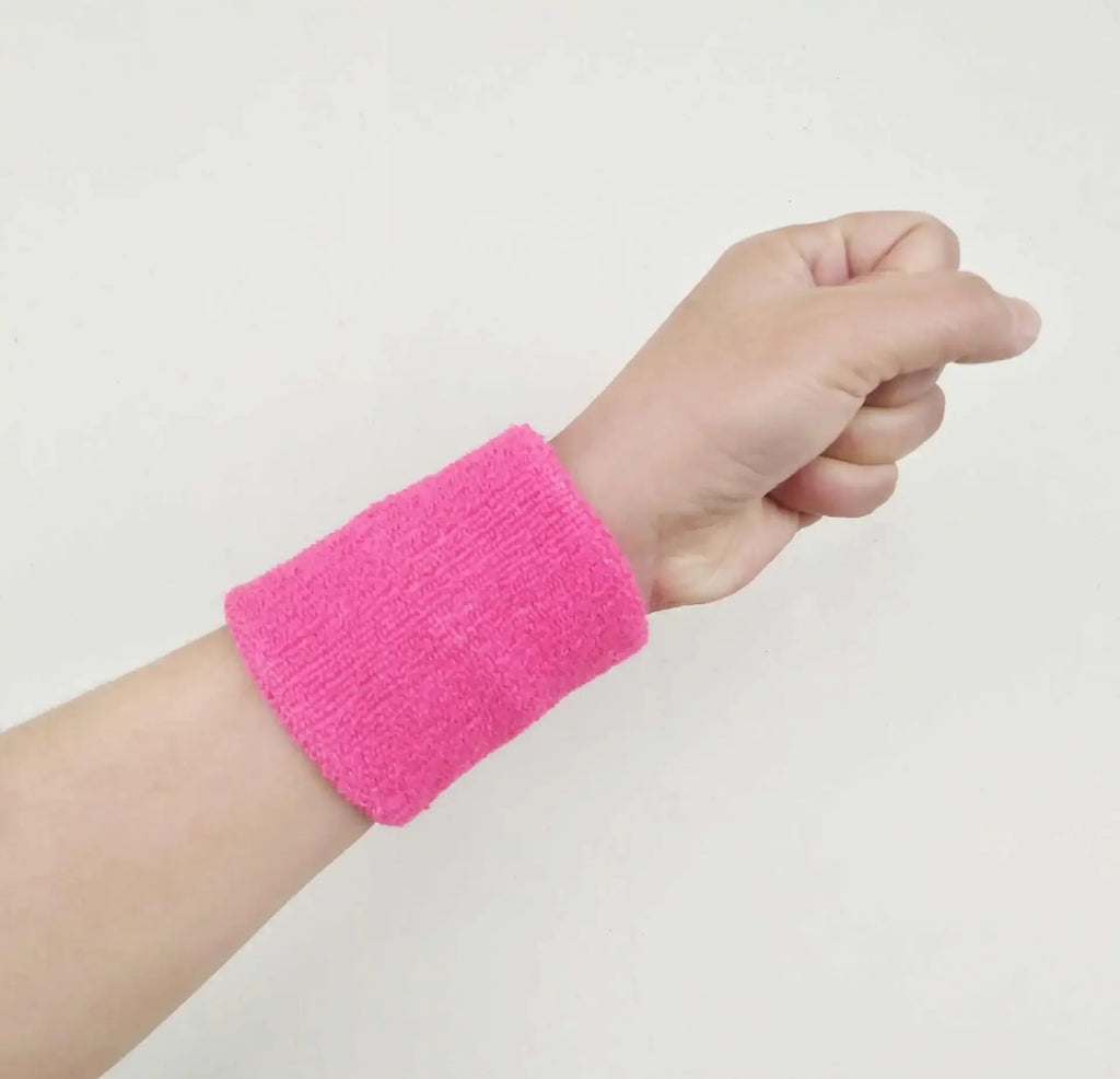 L XL Wristband Sport Sweatband Hand Band Sweat Wrist Support Brace Wrap Guards for Gym Volleyball Basketball Tennis Wrist Band
