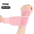 1/2PCS Breathable Mesh Wrist Support Wrap, Compression Wrist Sleeve for Sprain Joint Pain Relief, Sports Injury Protection Brace