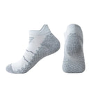 Women's Sports Socks, Badminton Socks, Moisture-Wicking Massage Socks, Running Socks, Breathable, Odor-Resistant, Shock-Absorbin
