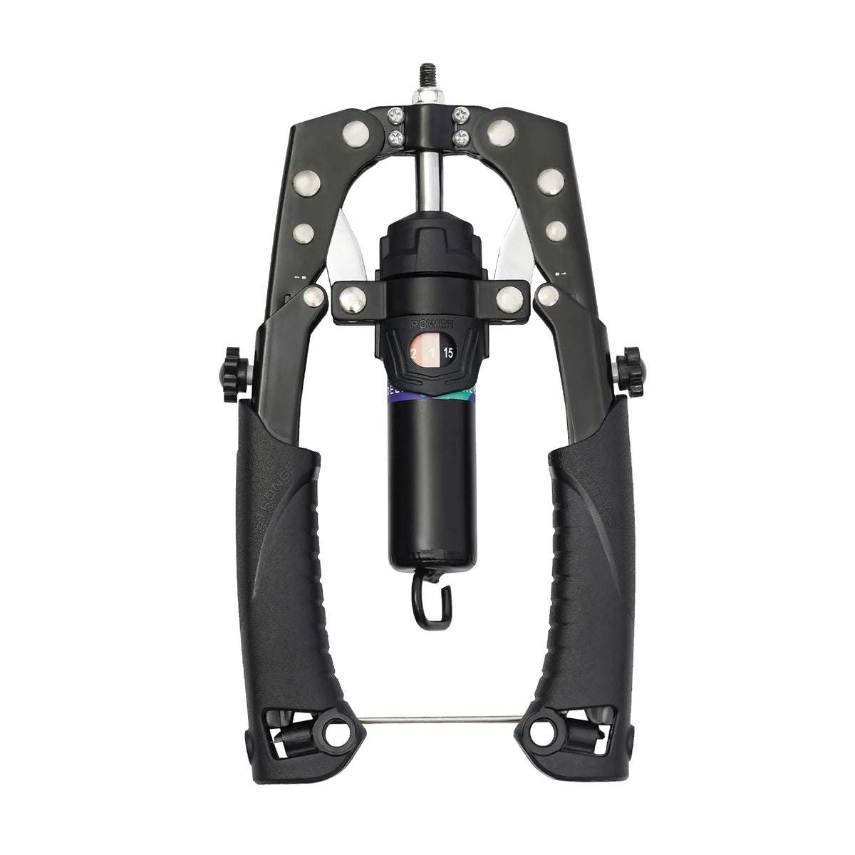 Hydraulic Power Twister Spin Button Arm Blaster Forearm Workout Equipment Adjustable 22-440lbs for Arms, Legs, Biceps, Etc