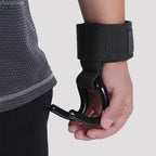 1PairWeight Lifting Hook Grips With Wrist Wraps Hand-Bar Wrist Strap Gym Fitness Hook Weight Strap Pull-Ups Power Lifting Glove