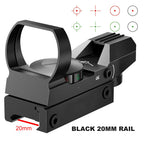 Tactical Red Green Dot Sight Scope Optics scope Red Dot Sight Hunting Optics Reflex Sight with 20mm Rail