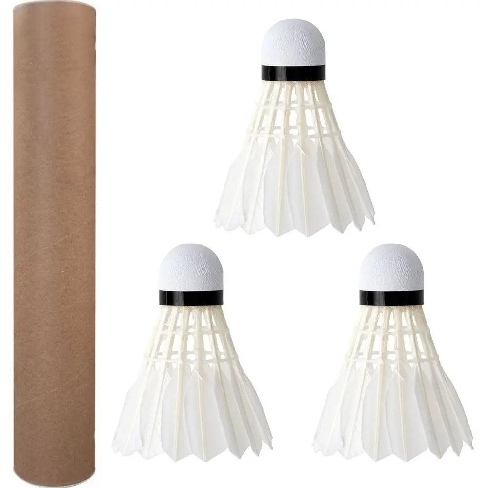 3/6/12Pcs New White Badminton Shuttlecock Durable Professional Badminton Balls Training Sport Badminton Trainer Household