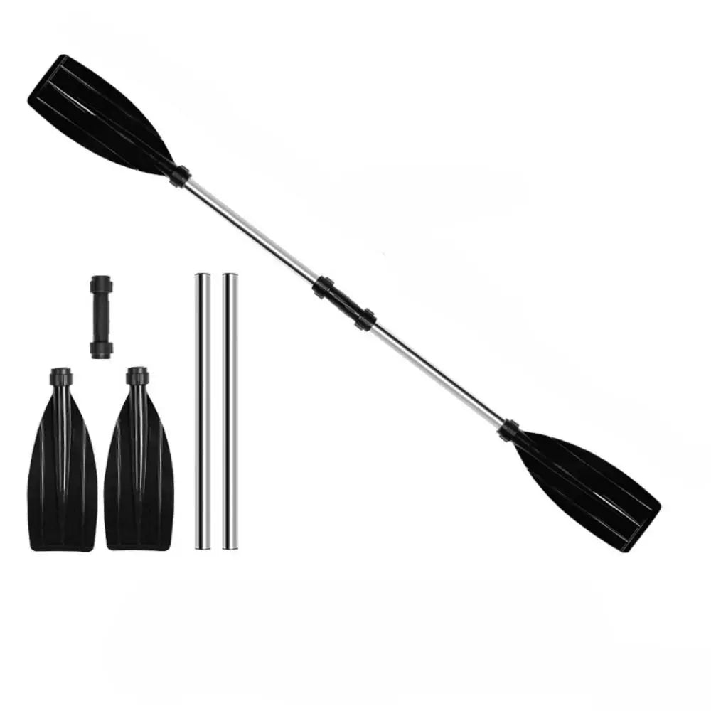 Recreational Aluminum Alloy Kayak Paddles Anti-twist Design Portable Boat Oars Lightweight Durable Fishing Boat Pulp Travel