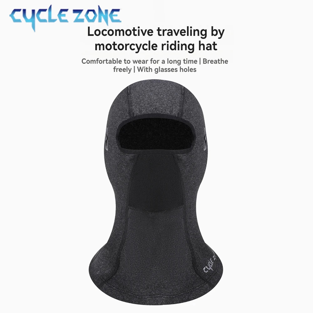 Motorcycle Balaclava Winter Warm Riding Sports Full Face Mask Glasses Hole Windproof Breathable Neck Protect Sunscreen Headwear