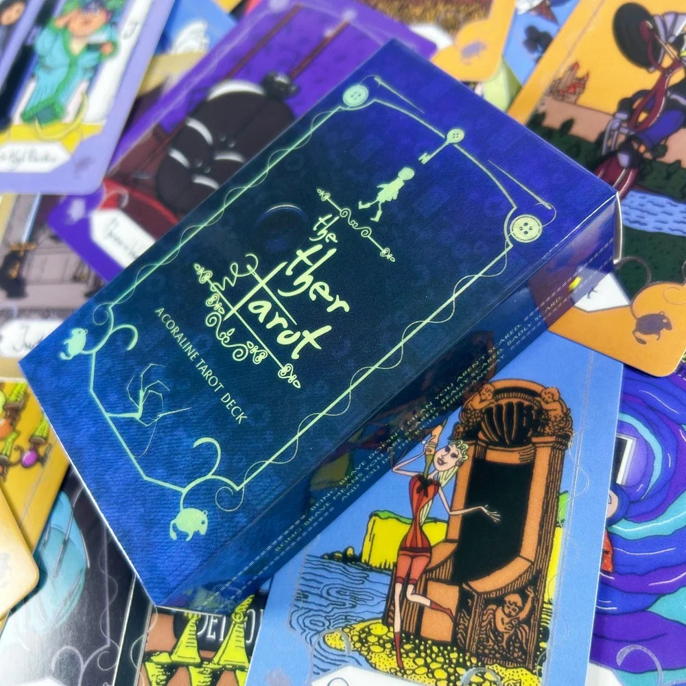 The OTHER Tarot Cards 78 Pcs Tarot Deck The Key That Opens The Door To The Coraline World, Great For Meditation & Party Games