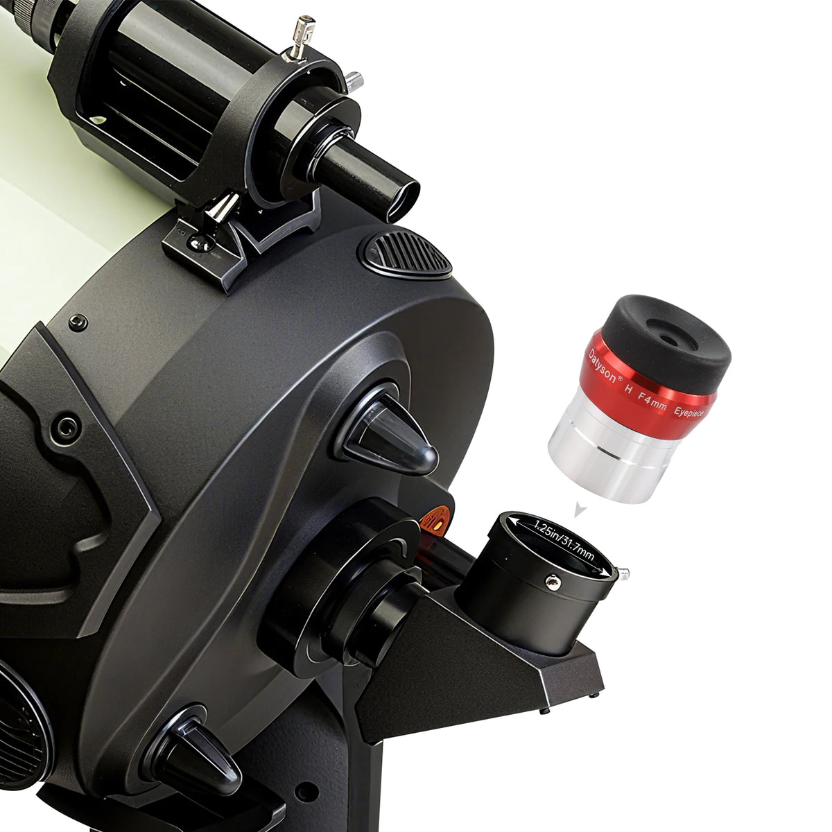 Datyson 1.25' Telescope Eyepiece 4mm 10mm 16mm 20mm Optional- FMC Coated Huygens Eyepieces for Planetary & Deep Sky Observation