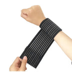 Adjustable Elastic Bandage Hand Sport Wristband Gym Support Wrist Brace Wrap Carpal Tunnel Sports Fitness Bracers Strap Stretchy