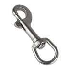 1PC 316 Stainless Steel Swivel Eye Bolt Spring Snap Hook 65/72/82/91/100/126mm Marine Diving D Ring Snap Hooks With Swivel