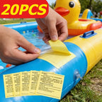 20pcs Inflatable Product Repair Patches Inflatable Boat/Bed/Sofa/Tent/Pool Bar Tray/Swimming Ring Leak Proof Sticker Transparent
