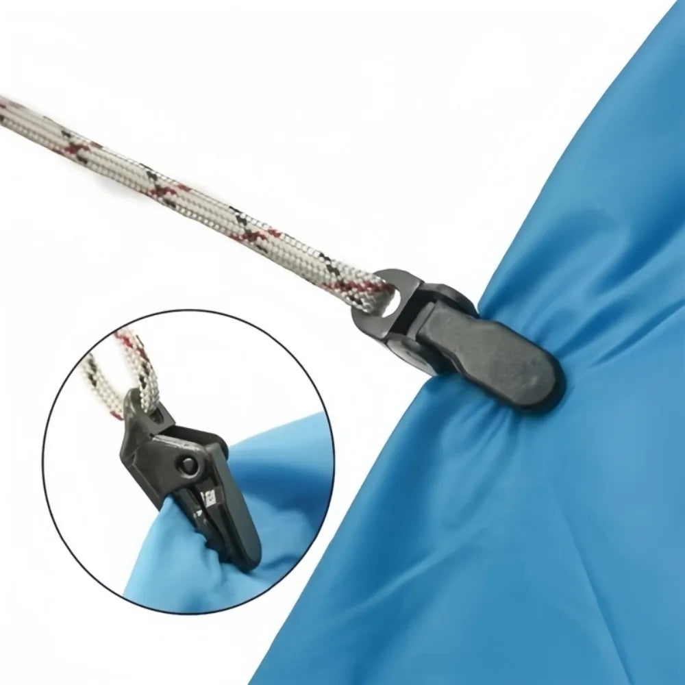 Tent Plastic Crocodile Clip Windproof Fixed Sunshade Rope Clip Suitable for Outdoor Hiking Camping Accessories Fastening Tool