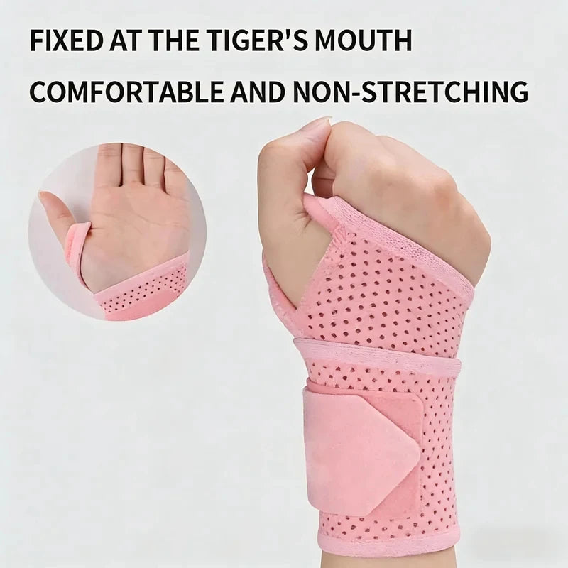 1/2PCS Breathable Mesh Wrist Support Wrap, Compression Wrist Sleeve for Sprain Joint Pain Relief, Sports Injury Protection Brace