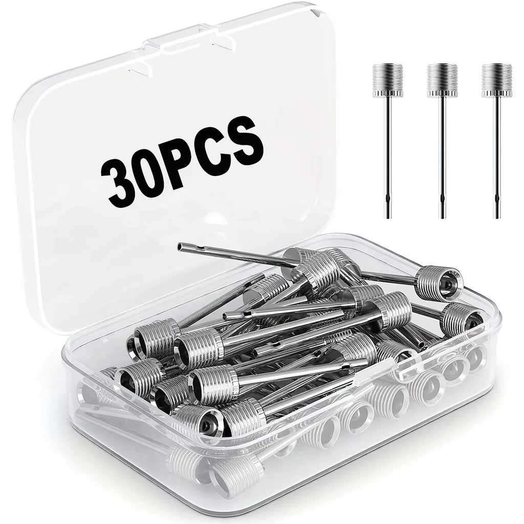 30pcs Air Pump Needle , Ball Inflation for Basketball, Soccer, Volleyball, Football or Rugby Balls