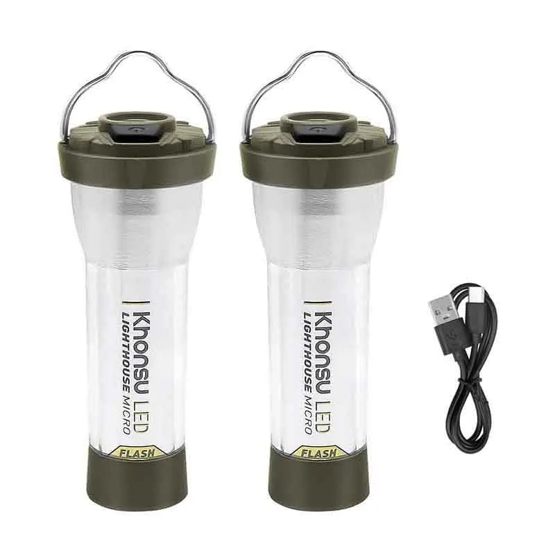 3000mAh RGB GZ Lighthouse Micro Camping Lantern Portable Flashlight LED Outdoor Tent Light USB Charging Camping Light