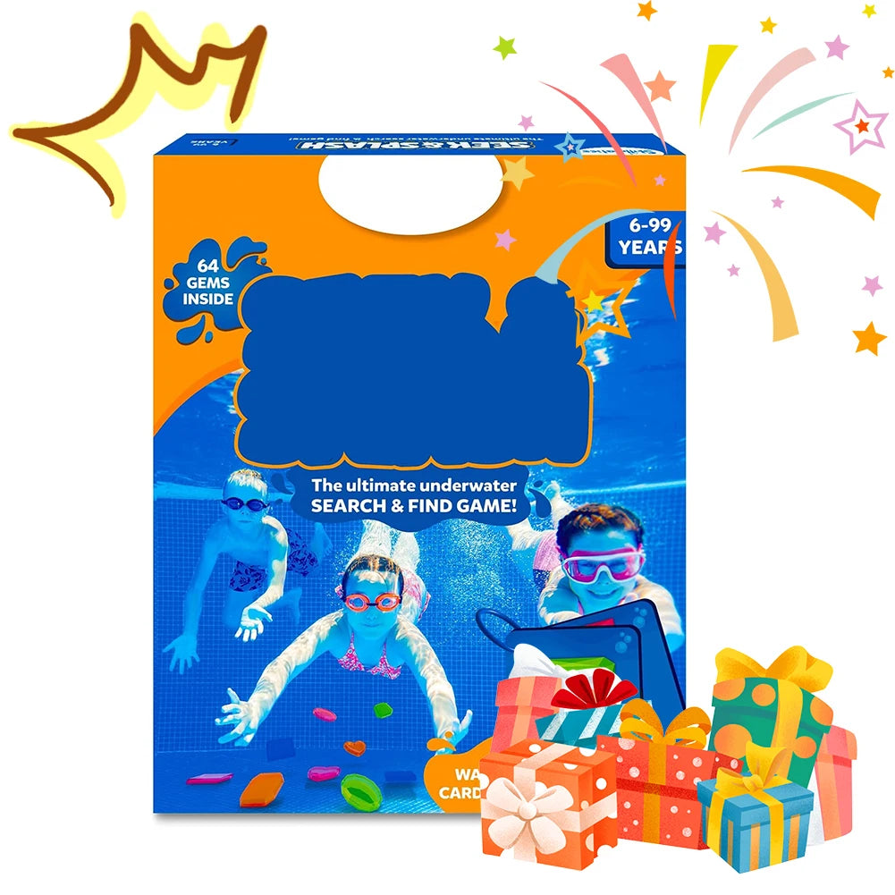 1 Set Ultimate Underwater Adventure Game Swimming Pool Diving Gems Pool Toys Underwater Gem Search Games Water Sports Party Toy