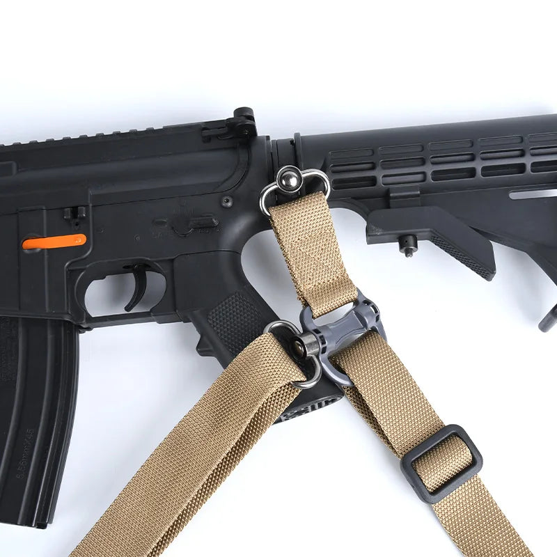 Tactical Adjustable MS4 Quick Detach QD Metal Swivel 2 Point Multi Mission Rifle Sling Quick Release Single Point Rifle Sling