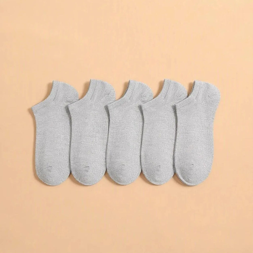 1/3/10Pairs Men's Ankle Socks Soft Breathable Stretchy Solid Color Low Cut Casual Sports Socks for Women Comfortable Fashionable