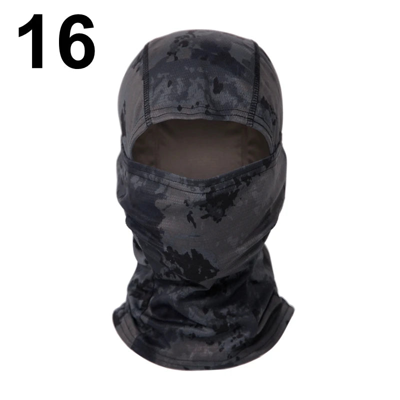 Camouflage Balaclava Full Face CS Mask Ski Cycling Hunting Head Neck Cover Helmet Liner Cap  Multicam Men Scarf