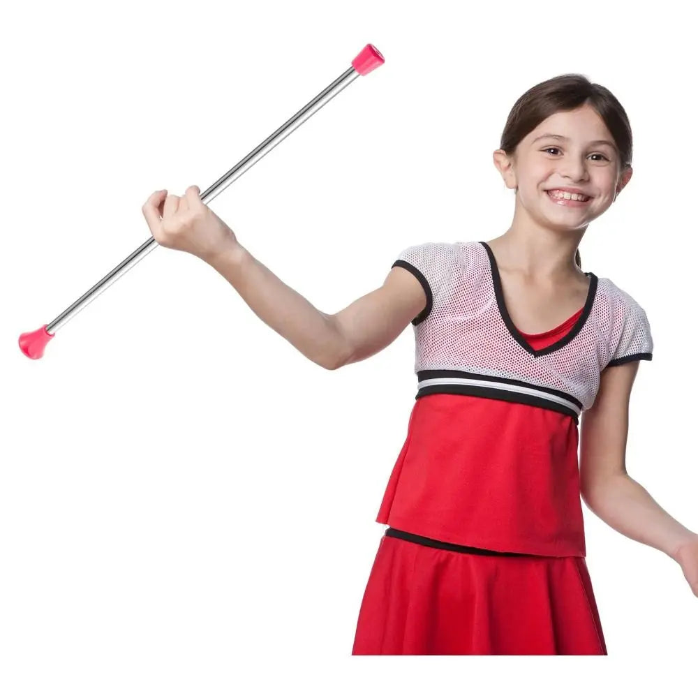 Oiloda Twirling Baton 21 Inches Marching Baton Spinning Dance Baton Metal Gymnastics Parade Stick for Child in Majorette