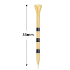 50pcs Bamboo Golf Tees More Durable and Stable TE003-Y