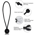10pcs Bungee Ball Tarps Canvas Tarpaulin Flagpole Ties Cord Ends Elastic Rope Lace Fixed Boat Pole Camping Tent Accessories