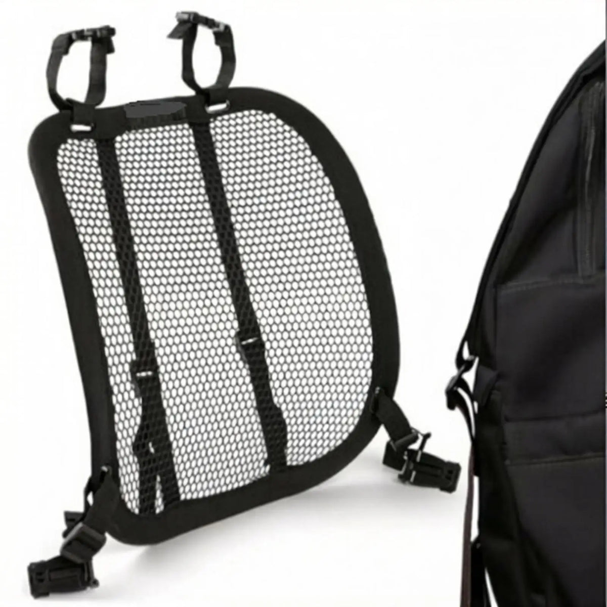 Ergonomic Airflow Ventilation Backpack Spacer Breathable Mesh Quick Install Backpacks Ventilation Frame Sweat Reducing Hollow
