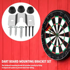 Dart Board Wall Bracket Mounting Stand Kit Wall Mounted Hanging Dartboard Set With Screw Hook Accessories For Cabinet Wall