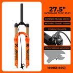 BOLANY Bike Air Fork 27.5/29inch 120mm Travel Oil Air Suspension Lightweight Magnesium Alloy Quick Release Bicycle Fork