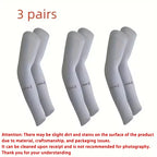 1/3 Pair of Breathable Sun Protection Sleeves - Breathable & UV Protective Gear for Sports, Driving, & Outdoor Adventures